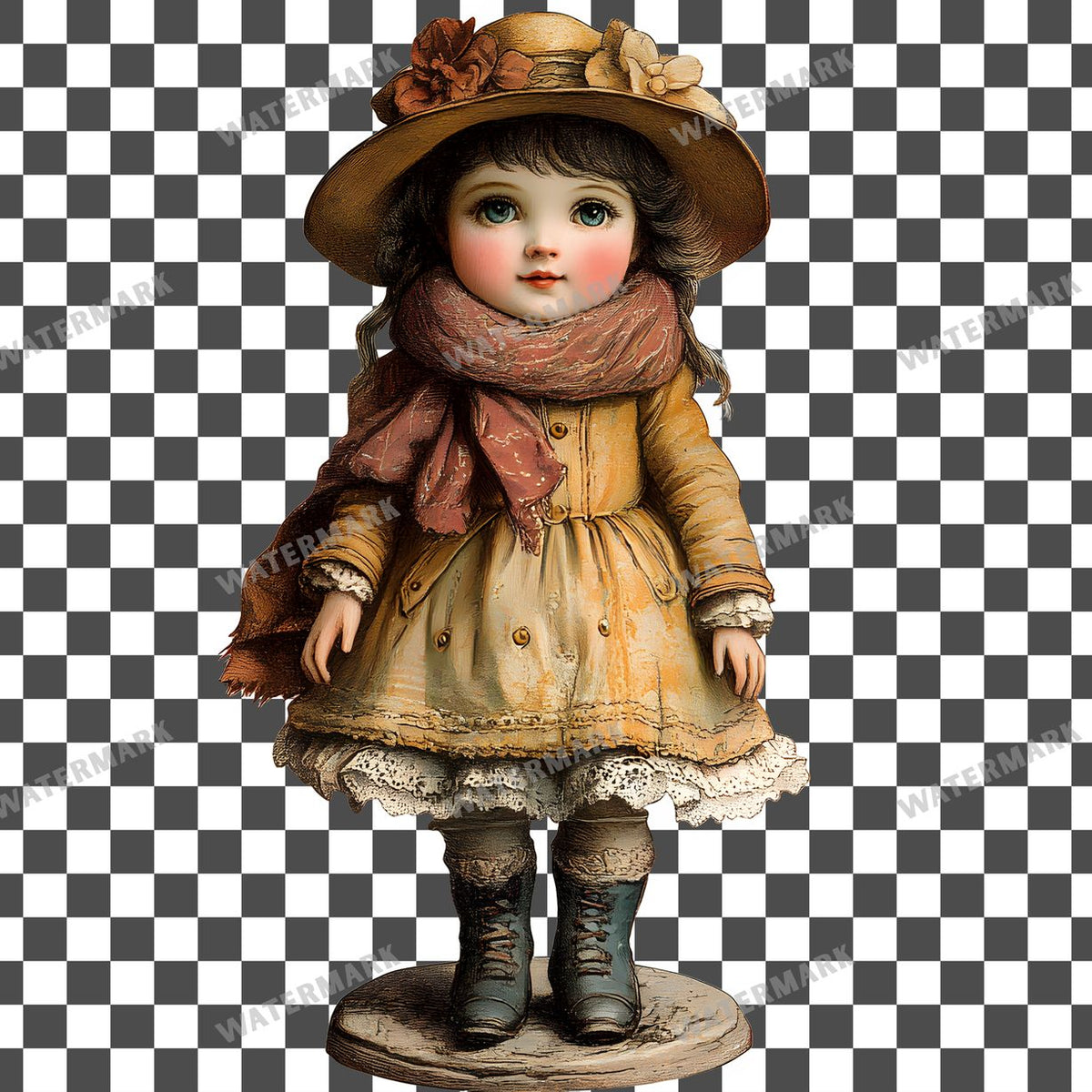 Toy Vintage Style Clipart Pngs