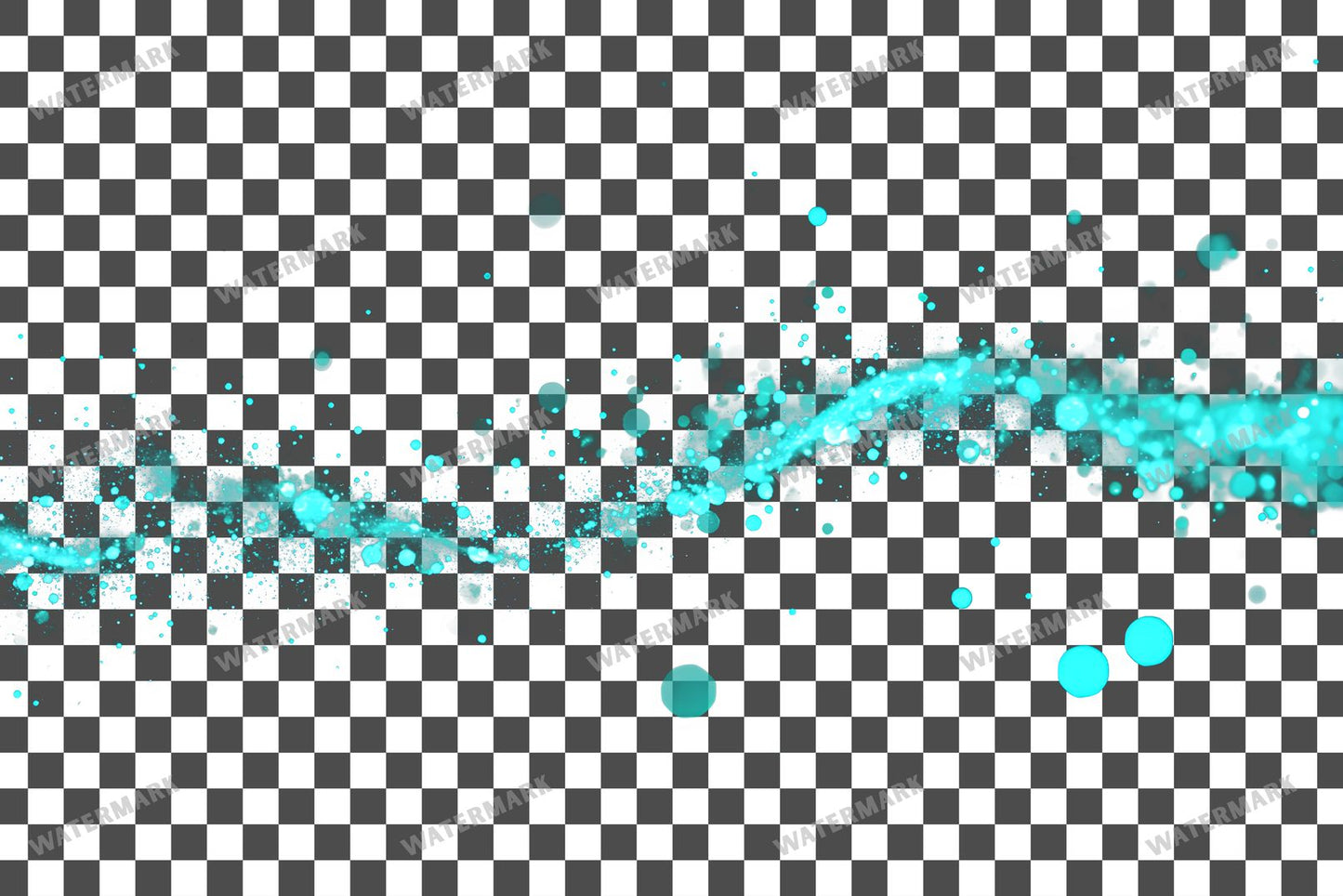 Turquoise Light Transparent Overlay Pngs