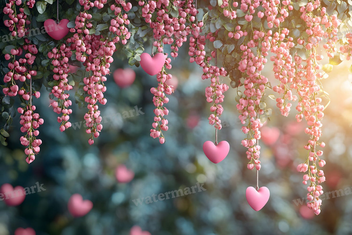Valentine digital photo backdrop for photo editing, preview 7