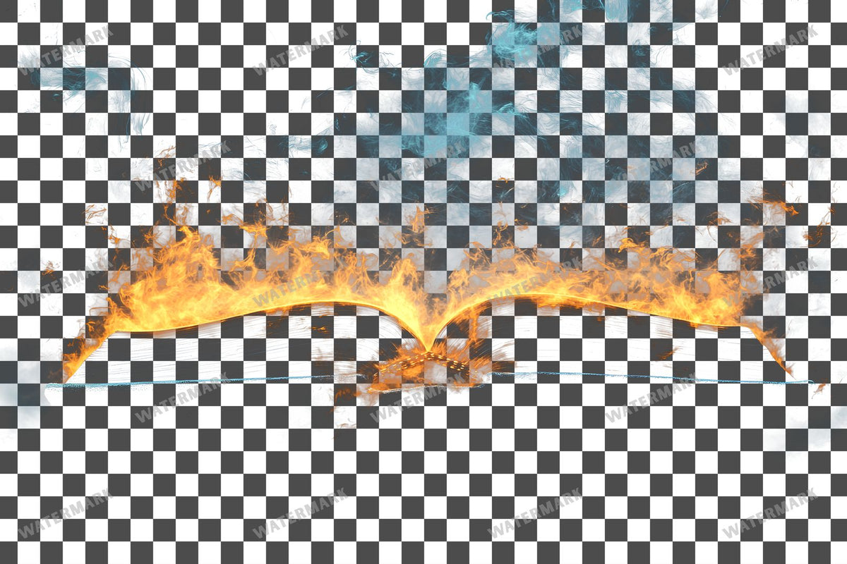 Vibrant Witchs Book Transparent Overlay Pngs