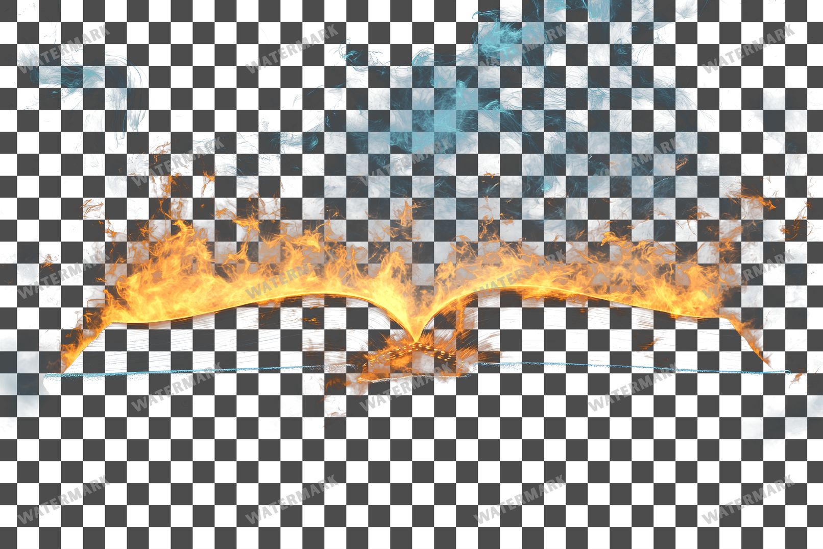 Vibrant Witchs Book Transparent Overlay Pngs