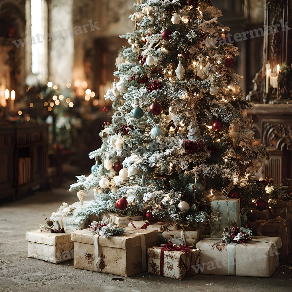Victorian Christmas Backdrop Images