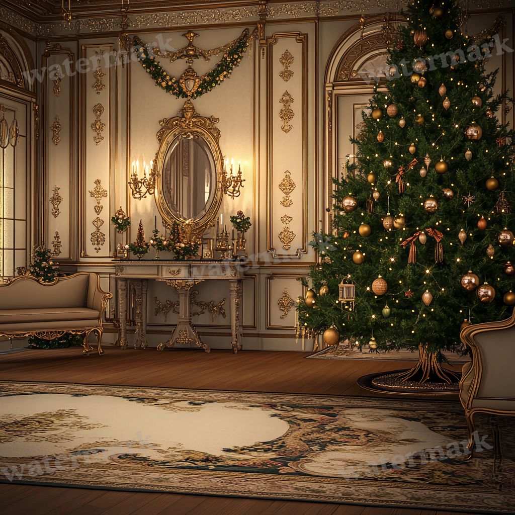 Victorian Christmas Backdrop Images