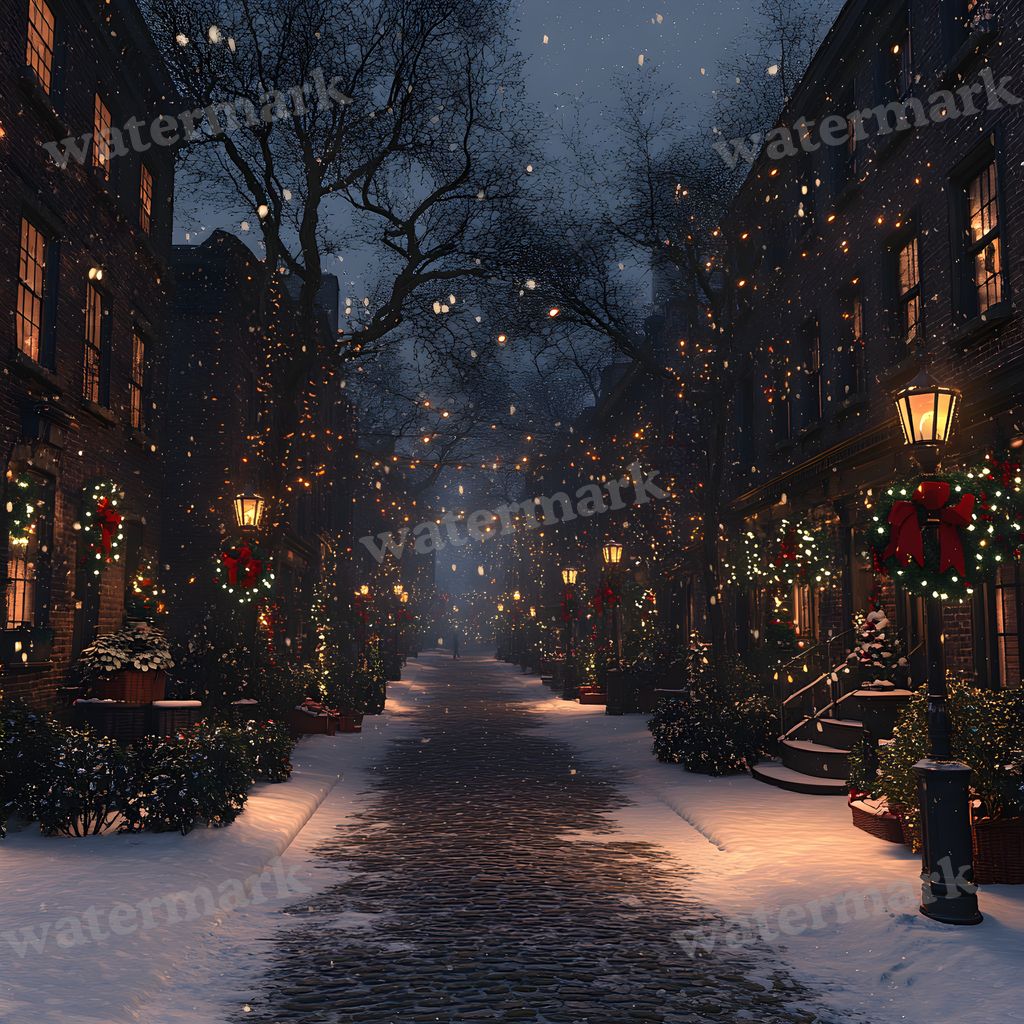 Victorian Christmas Backdrop Images