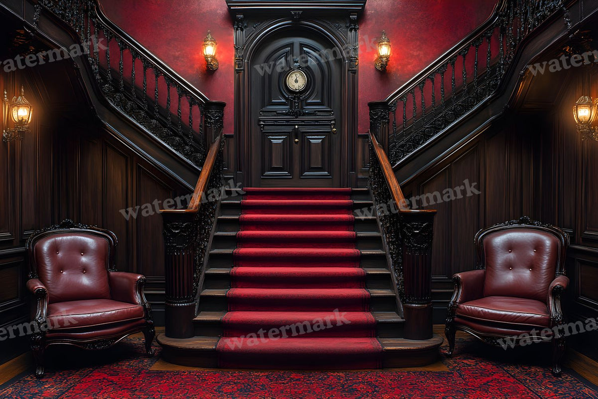 Victorian Cinematics digital photo backdrop for photo editing, preview 7
