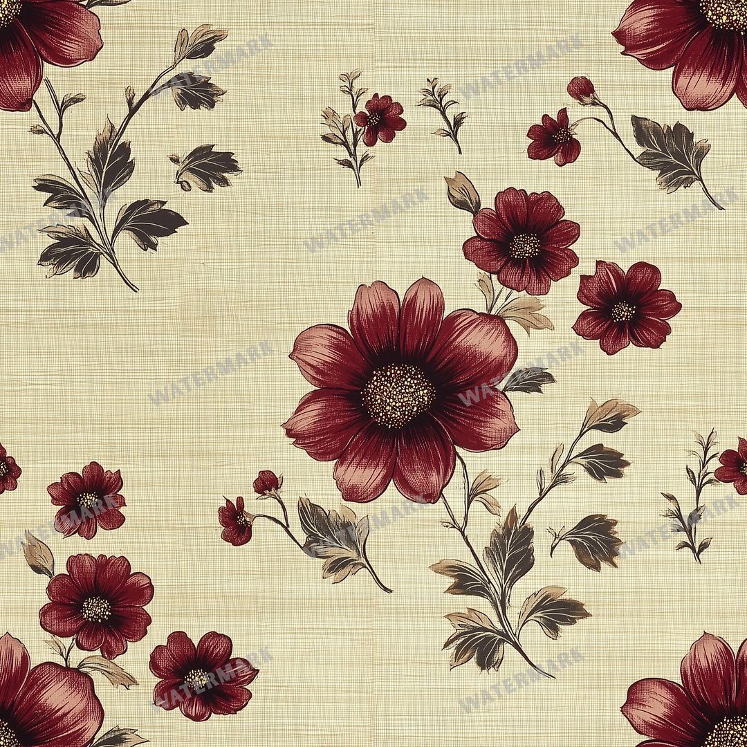 Vintage Floral Seamless Pattern
