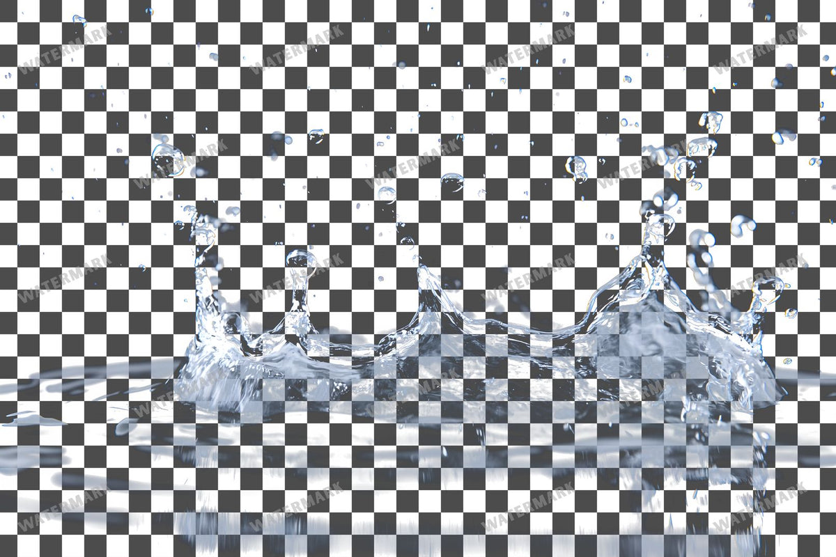 Water Splash Transparent Overlay Pngs