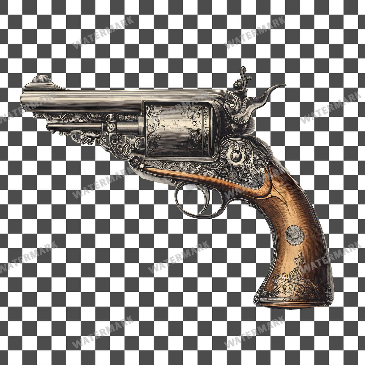 Weapon Vintage Style Clipart Pngs