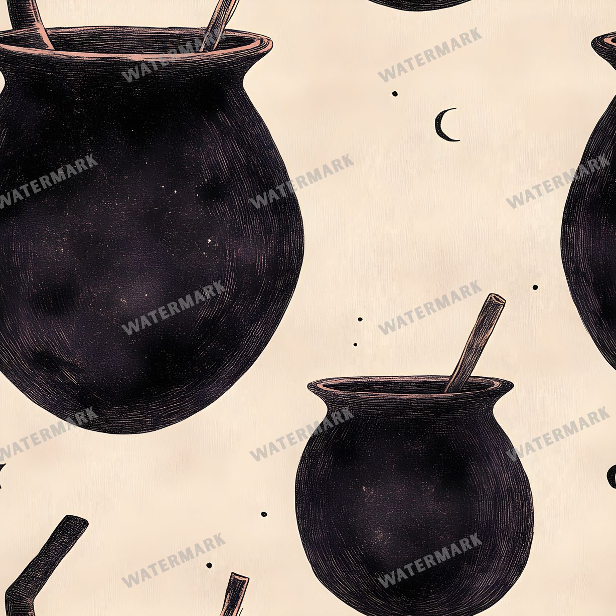 Witchcraft Seamless Pattern