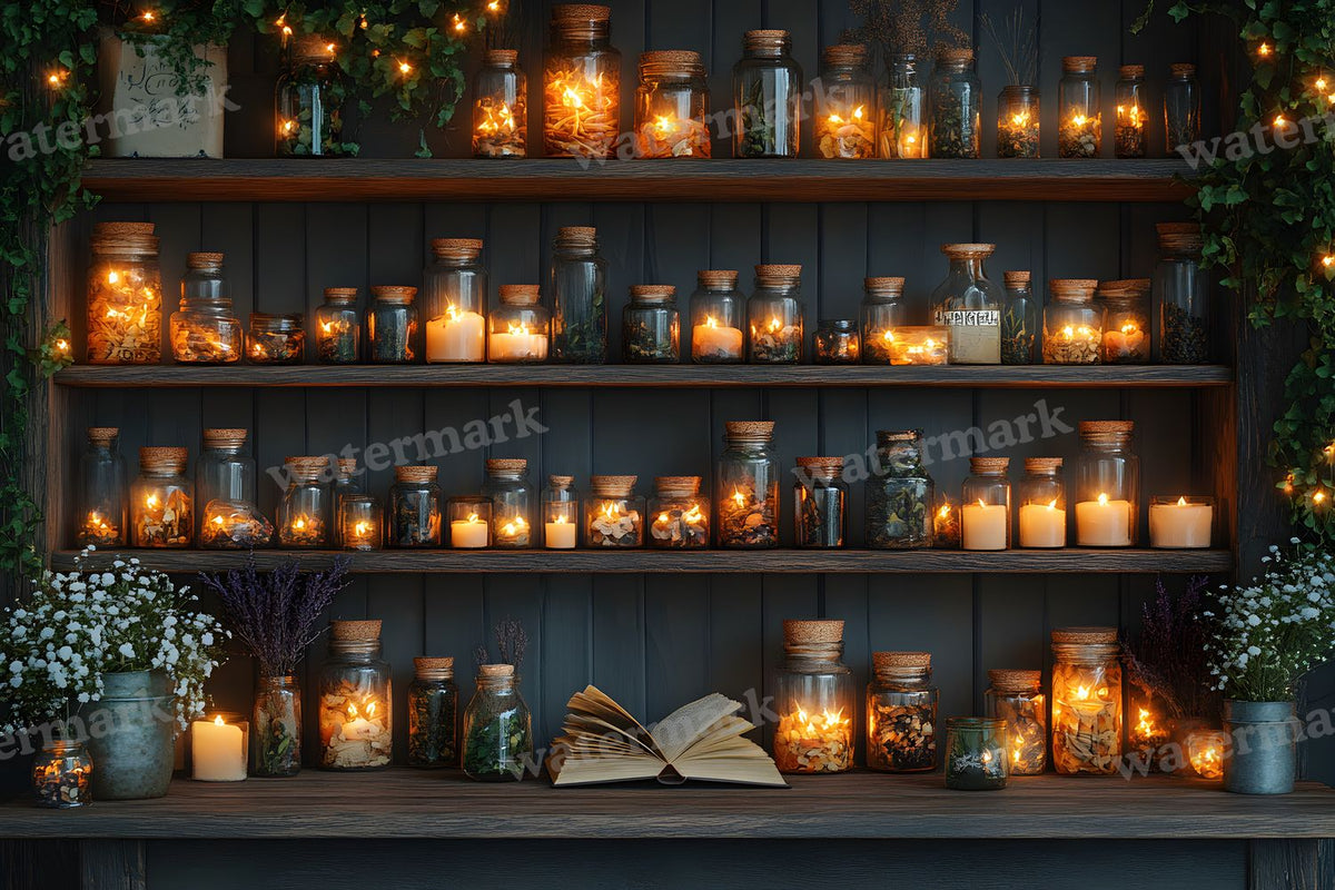 Witchs Apothecary Backdrop Images