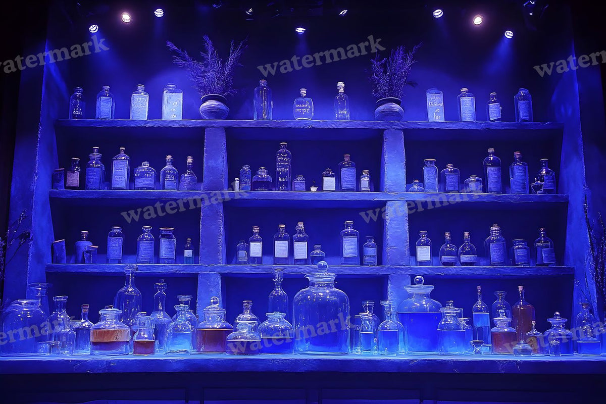 Witchs Apothecaryblue Backdrop Images