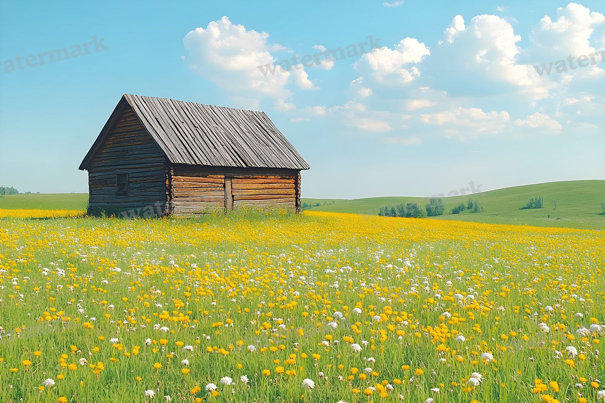 Witchs Hut Backdrop Images