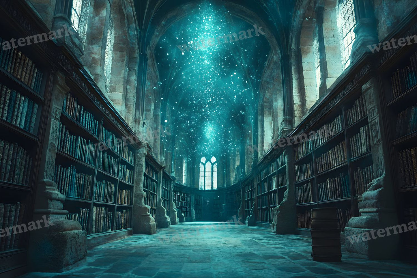 Wizards Library Backdrop Images