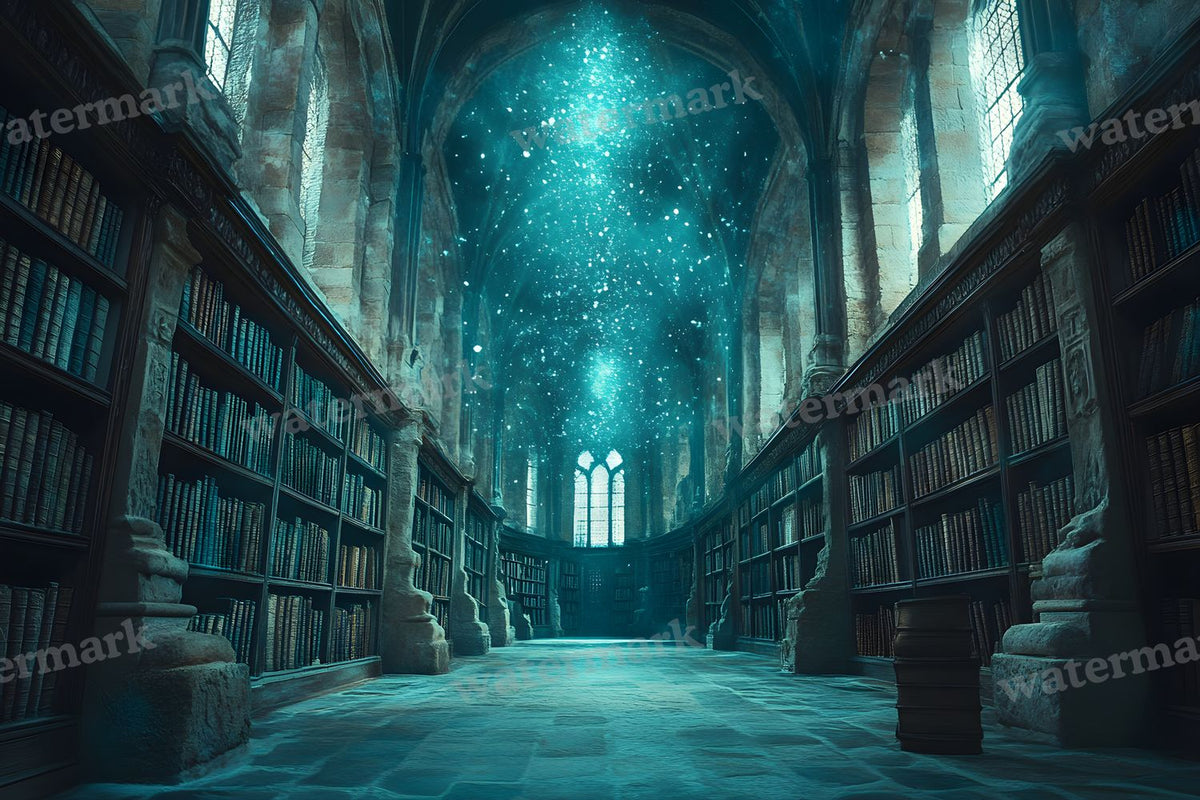 Wizards Library Backdrop Images