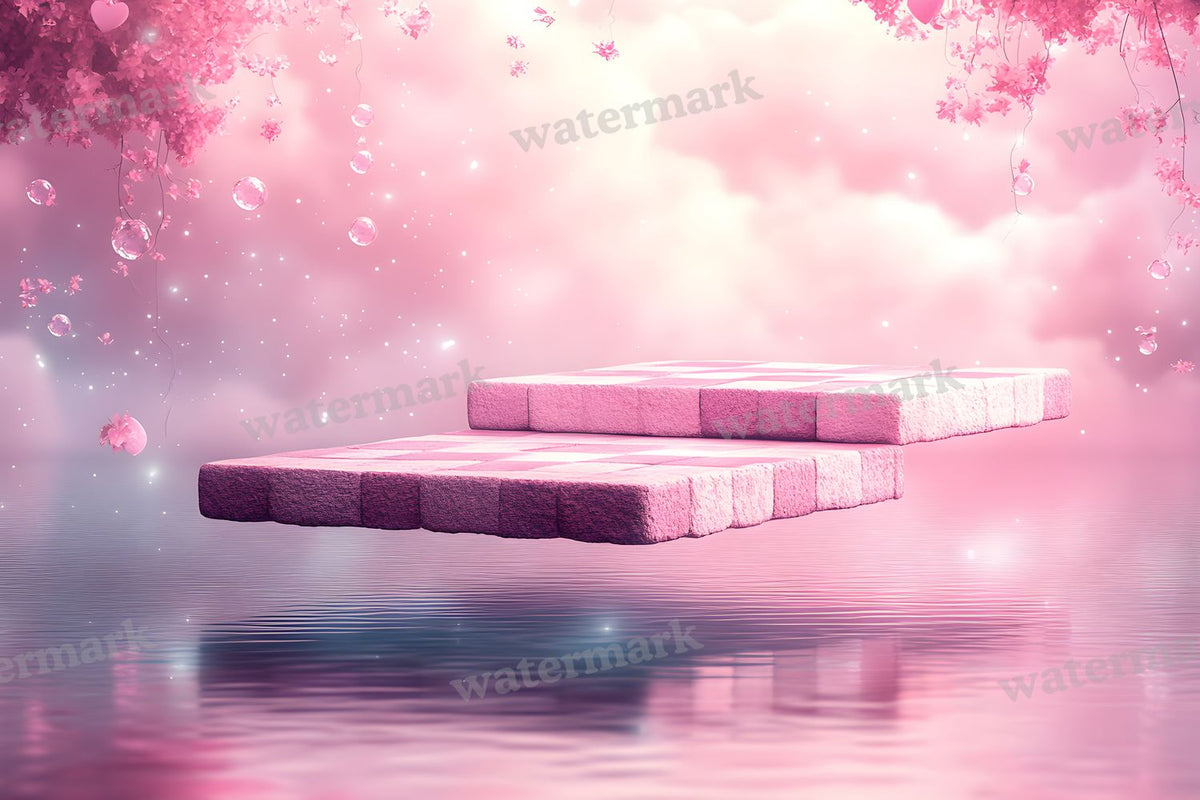 Wonderland Checkers Backdrop Images