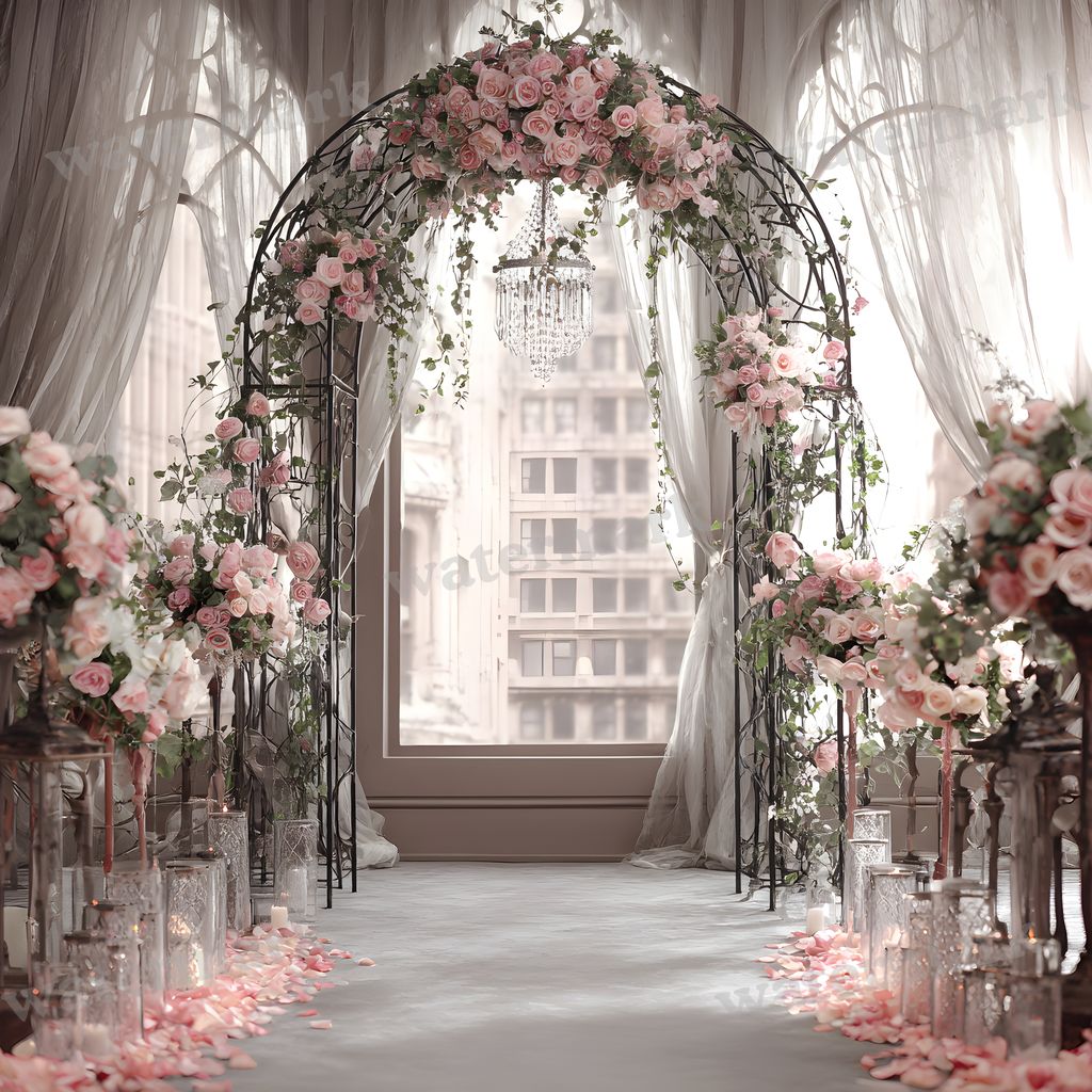 Wrought Iron Arch Decor Backdrop Images