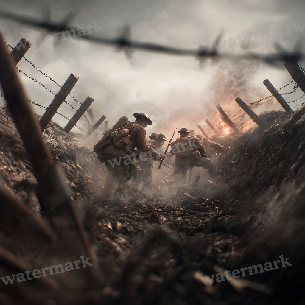 Ww Soldiercharging Backdrop Images