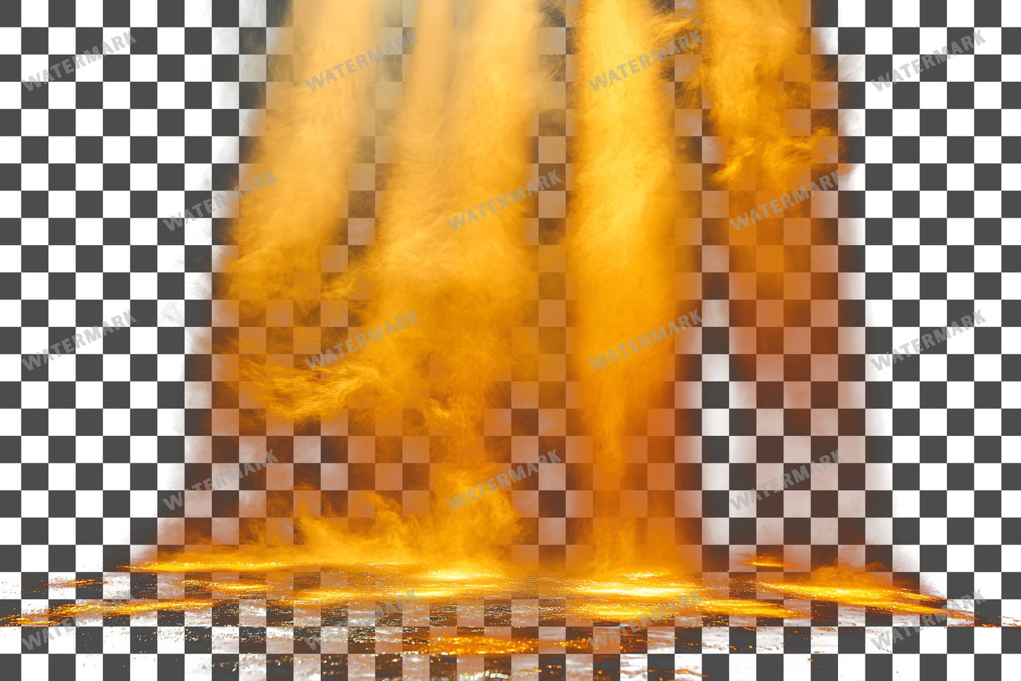 Yellow Lighting Dramatic Shadows Transparent Overlay Pngs