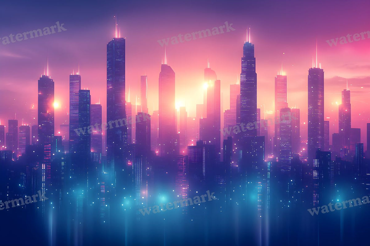 Abstract Skyline Backdrop Images