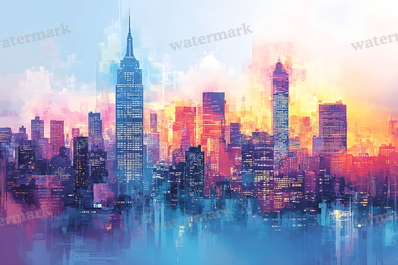 Abstract Skyline Backdrop Images