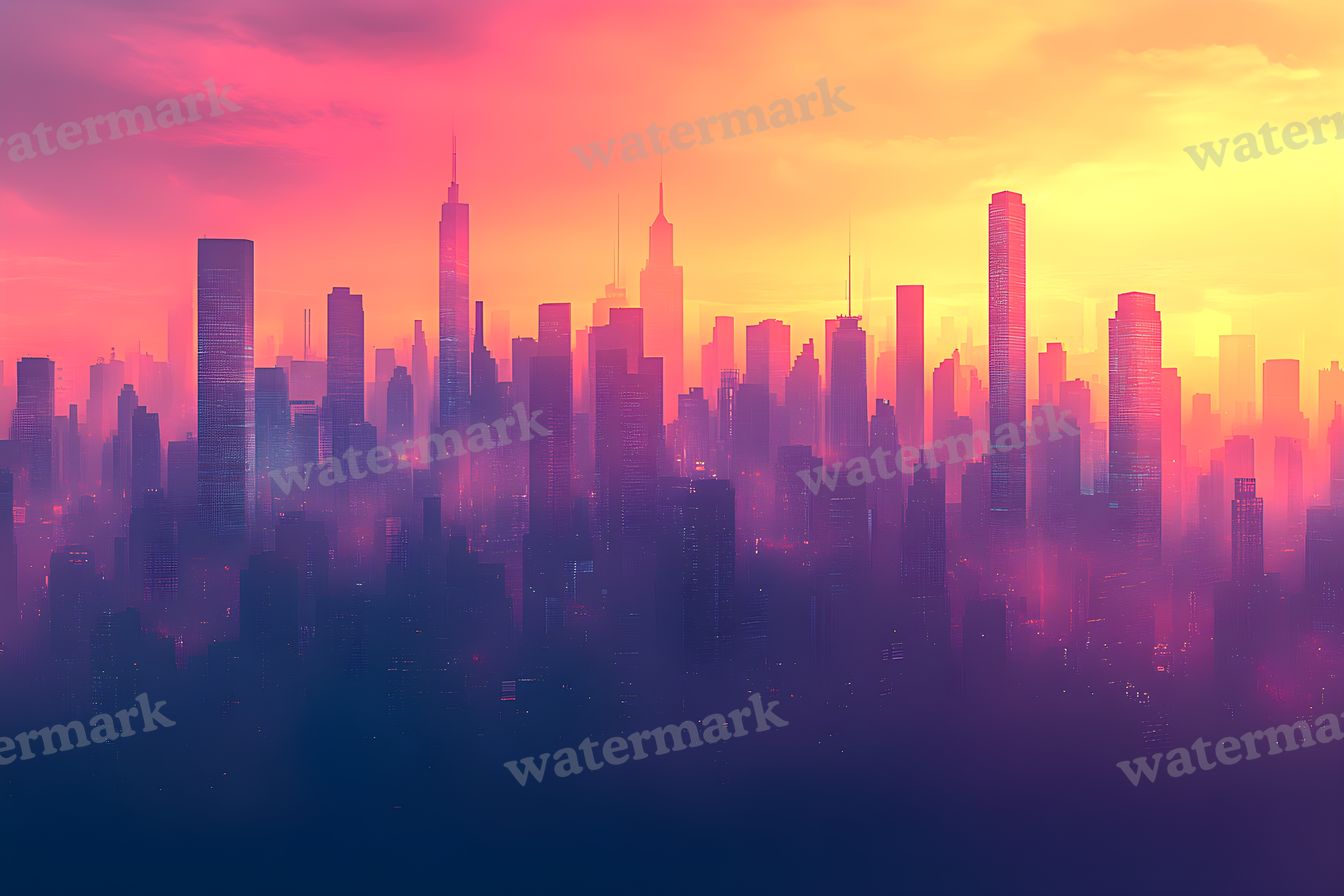 Abstract Skyline Backdrop Images