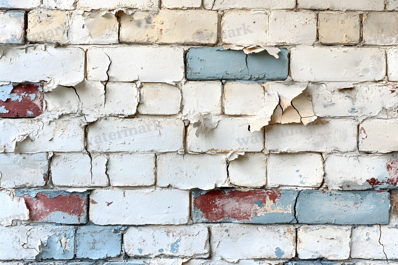 Aged Whitewashed Bricks Backdrop Images