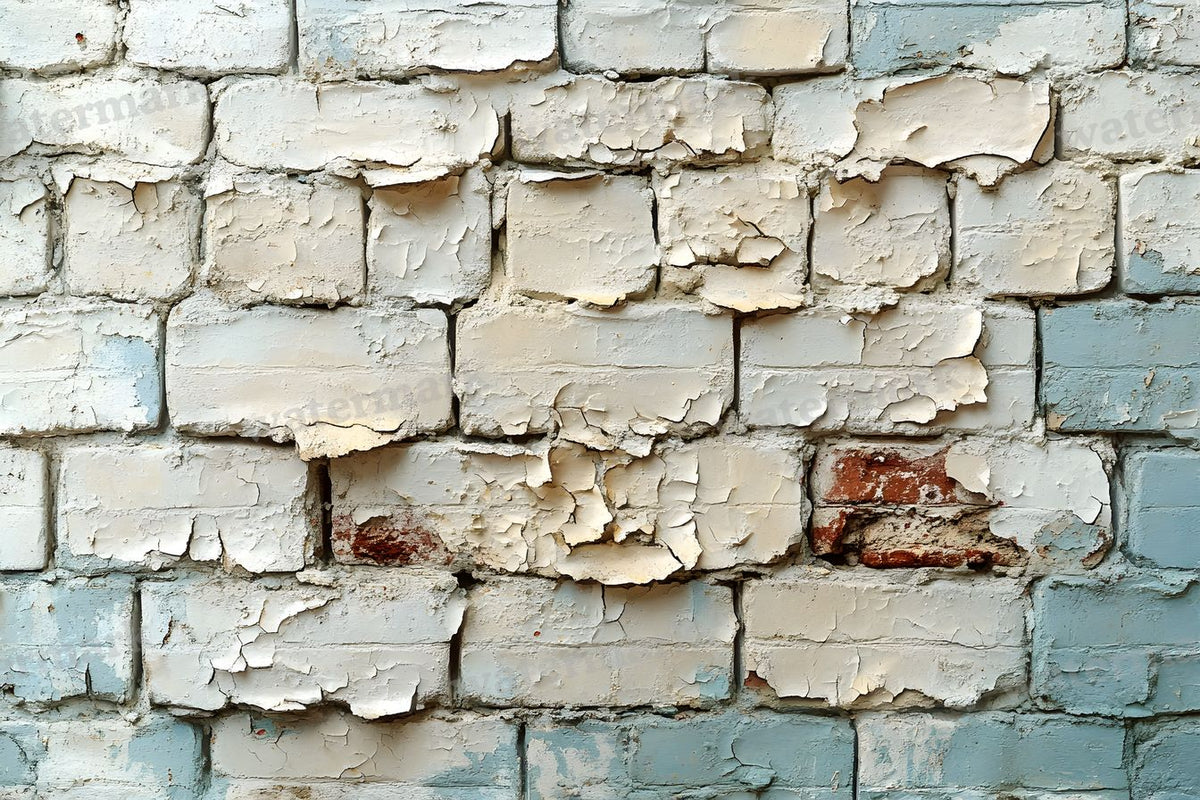 Aged Whitewashed Bricks Backdrop Images