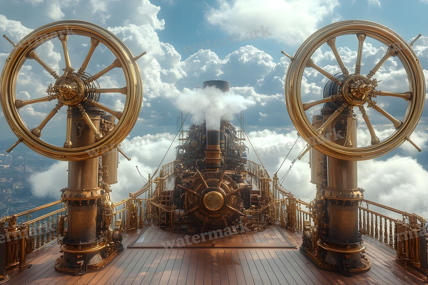 Airship Deck Backdrop Images