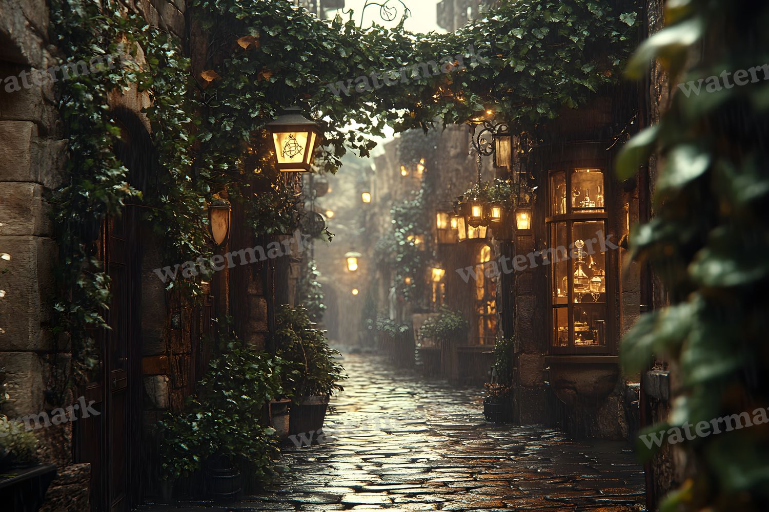 Alchemist Corner Study Backdrop Images