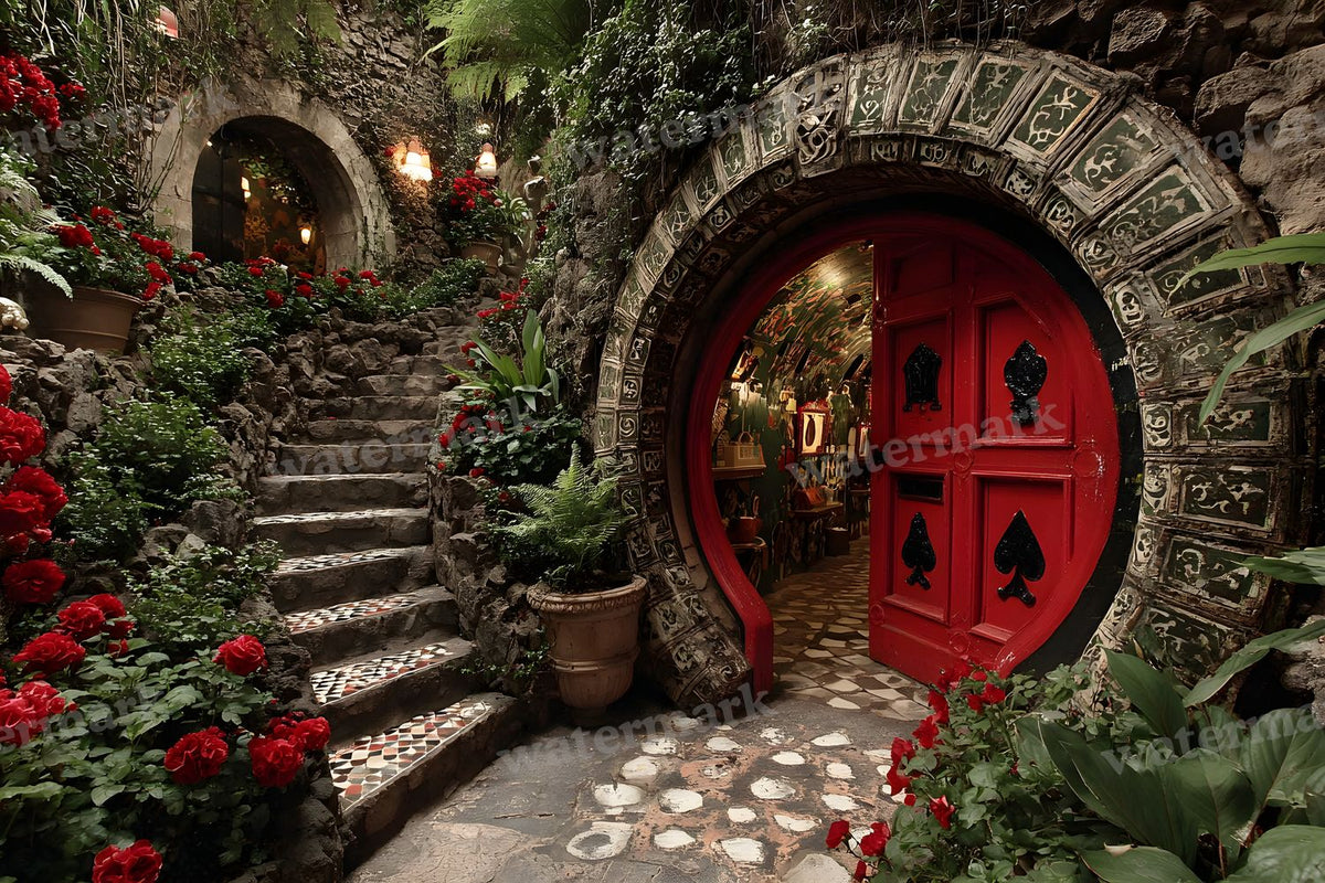 Alice Wonderland Theme Backdrop Images