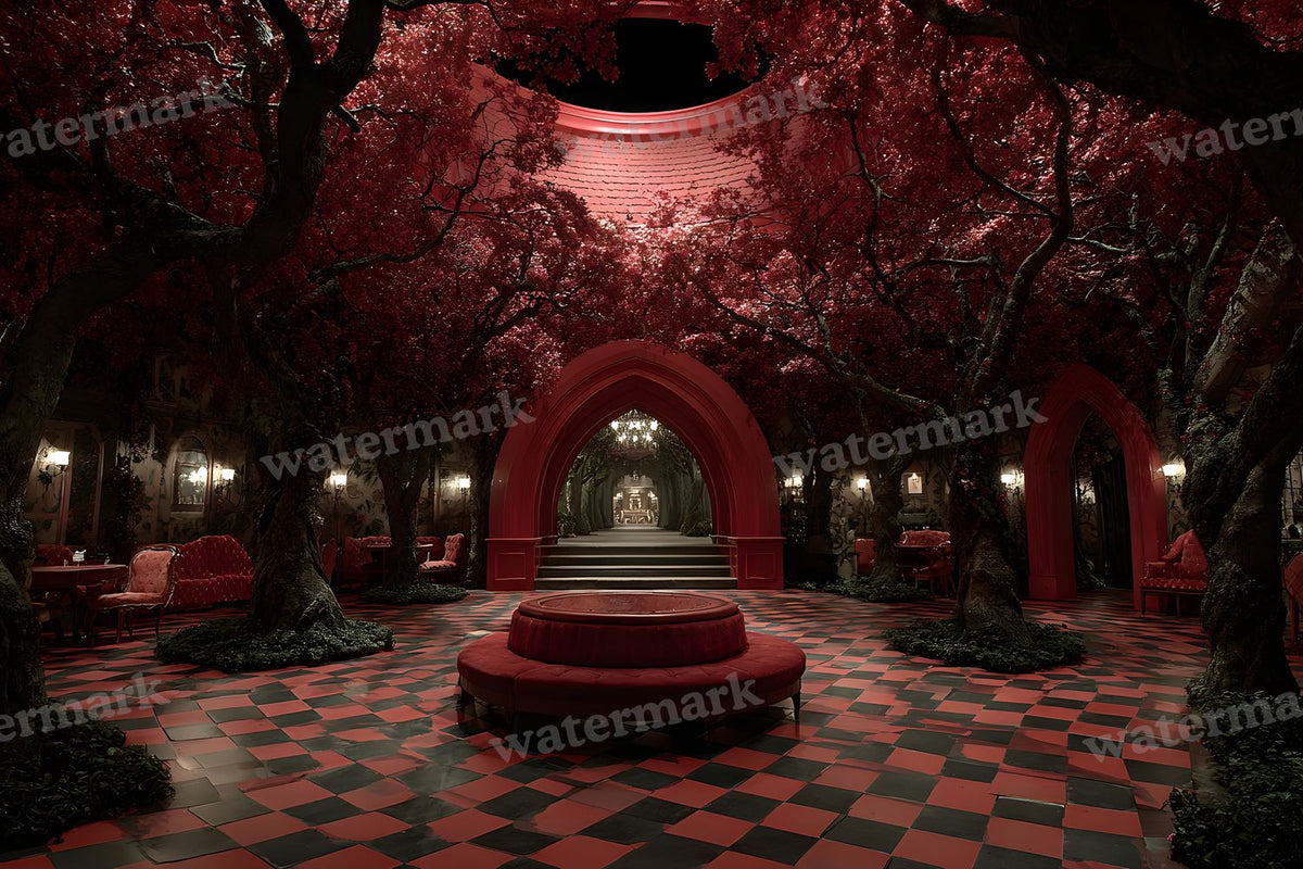 Alice Wonderland Theme Backdrop Images