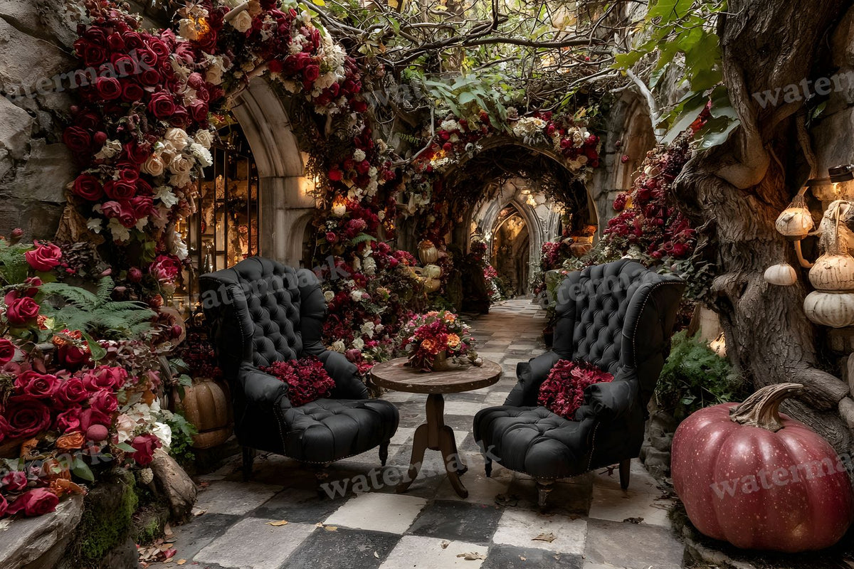 Alice Wonderland Theme Backdrop Images