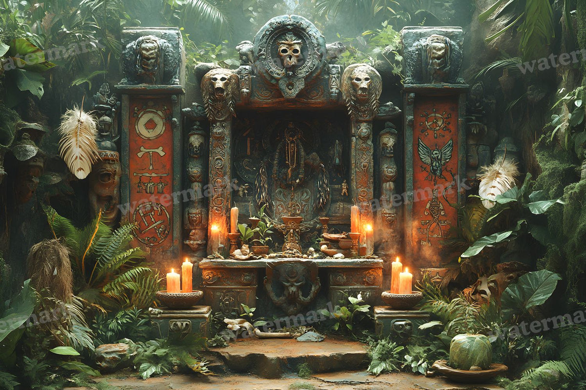Amazonian Shamanic Ritual Backdrop Images