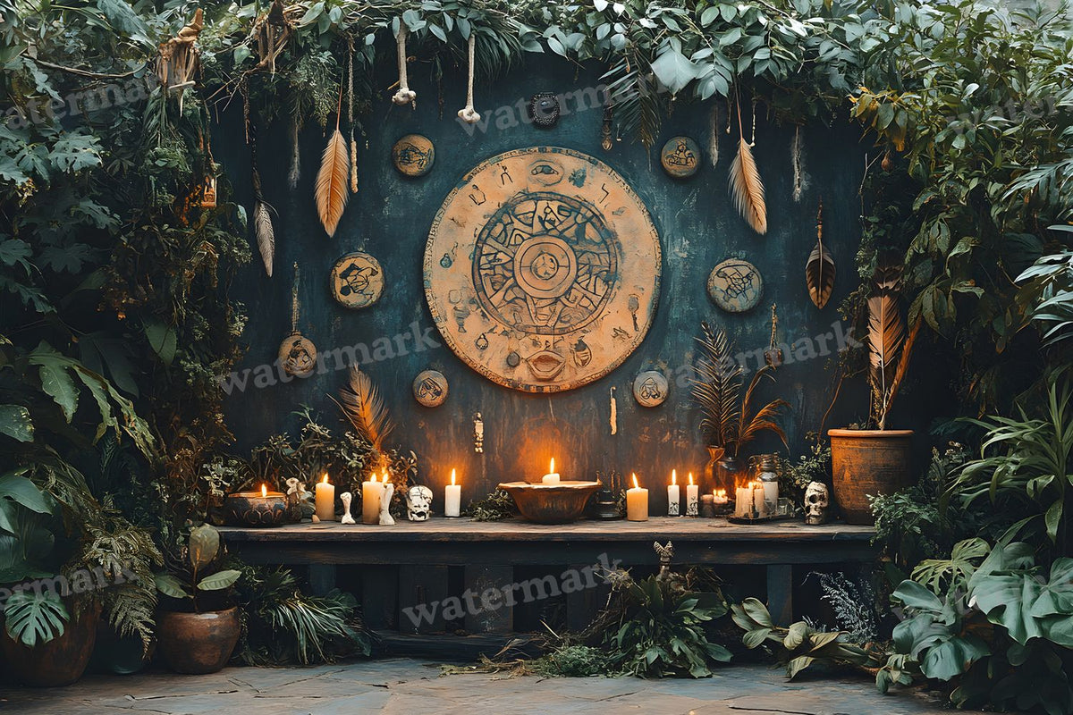 Amazonian Shamanic Ritual Backdrop Images