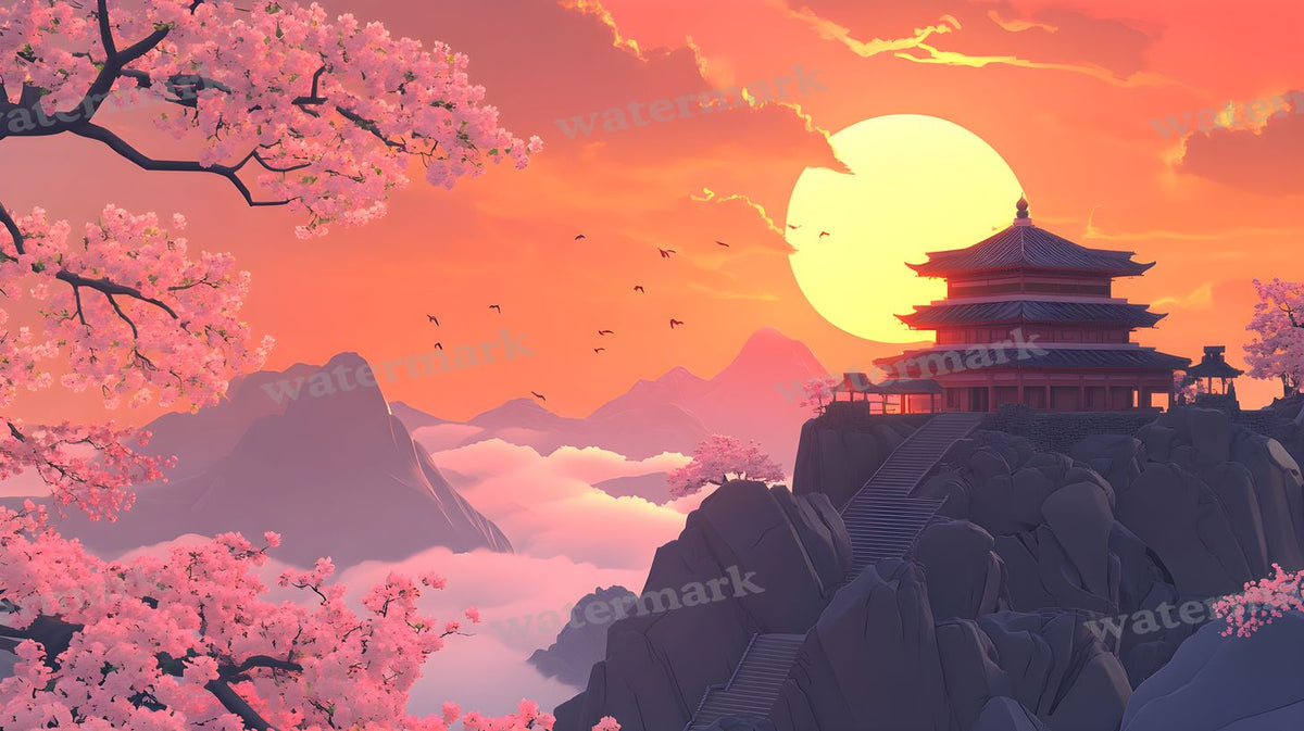 Ancient Dojo Backdrop Images