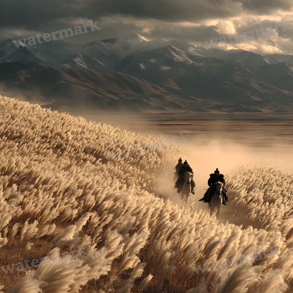 Ancient Mongolia Plains Backdrop Images