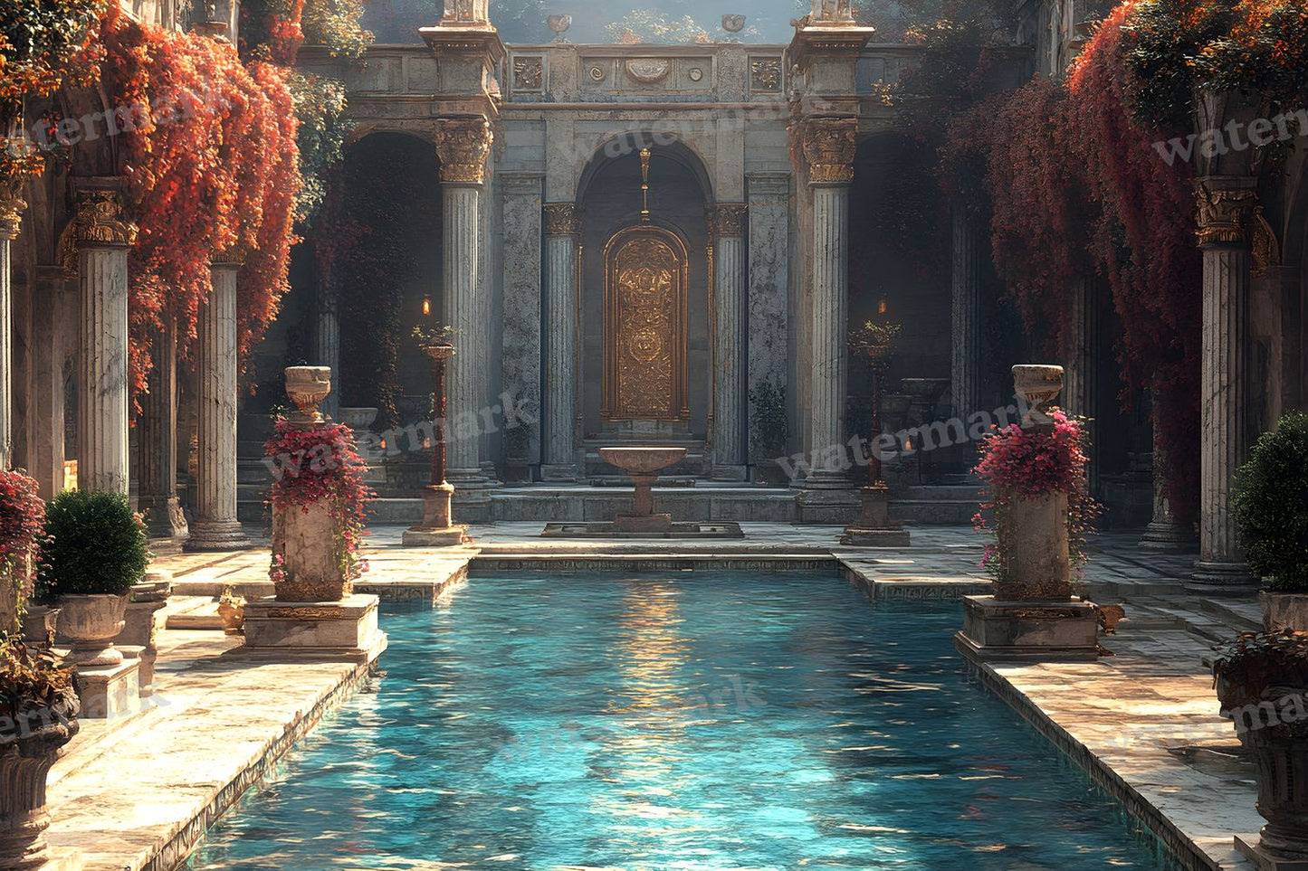 Ancient Roman Courtyard Backdrop Images