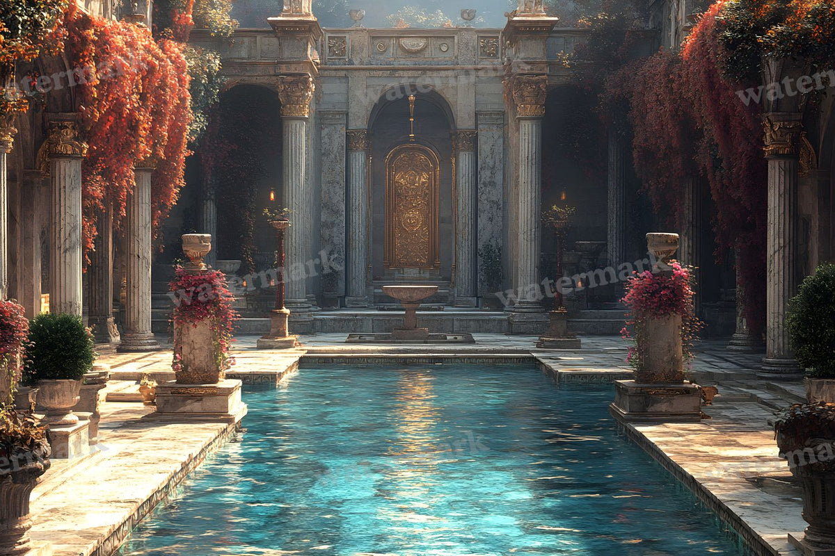 Ancient Roman Courtyard Backdrop Images
