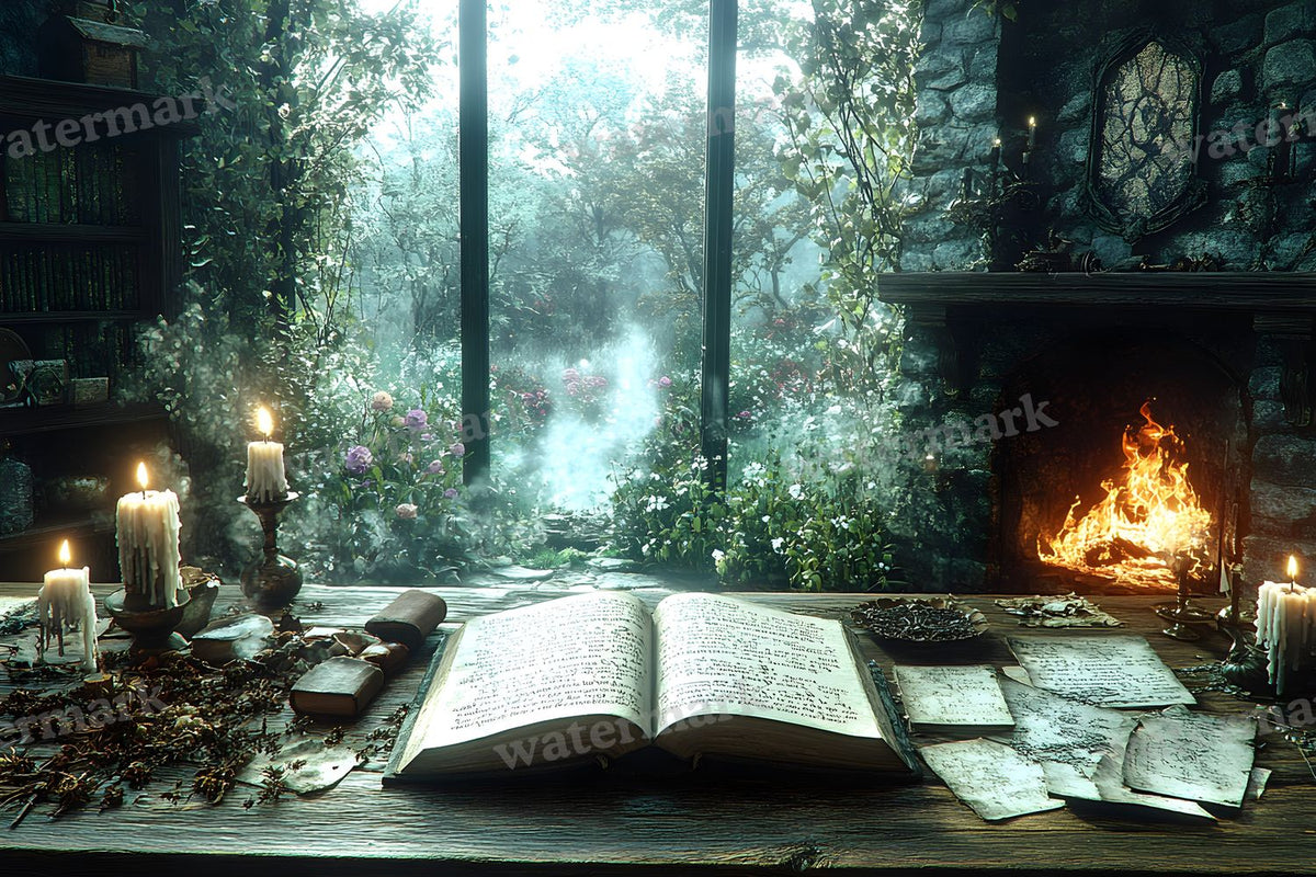 Ancient Witchgrimoire Backdrop Images