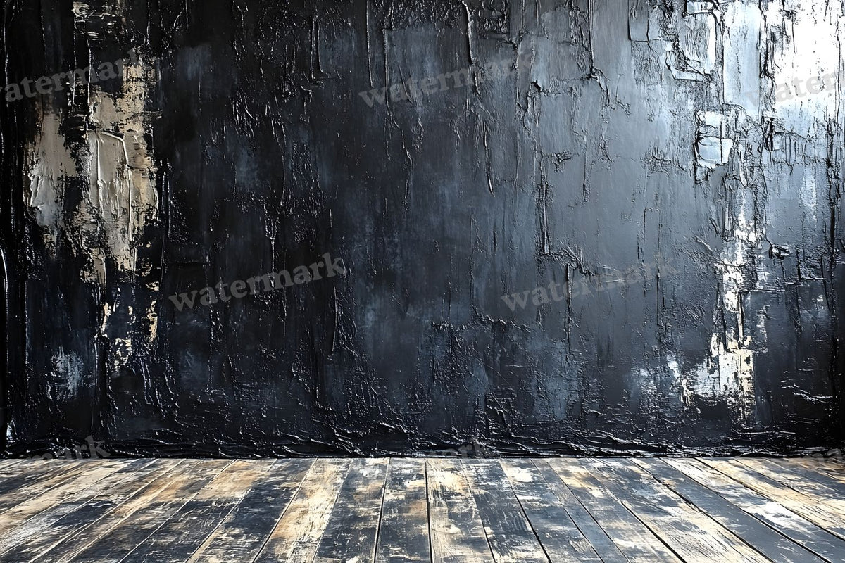 Black Texture digital photo backdrop for photo editing, preview 8