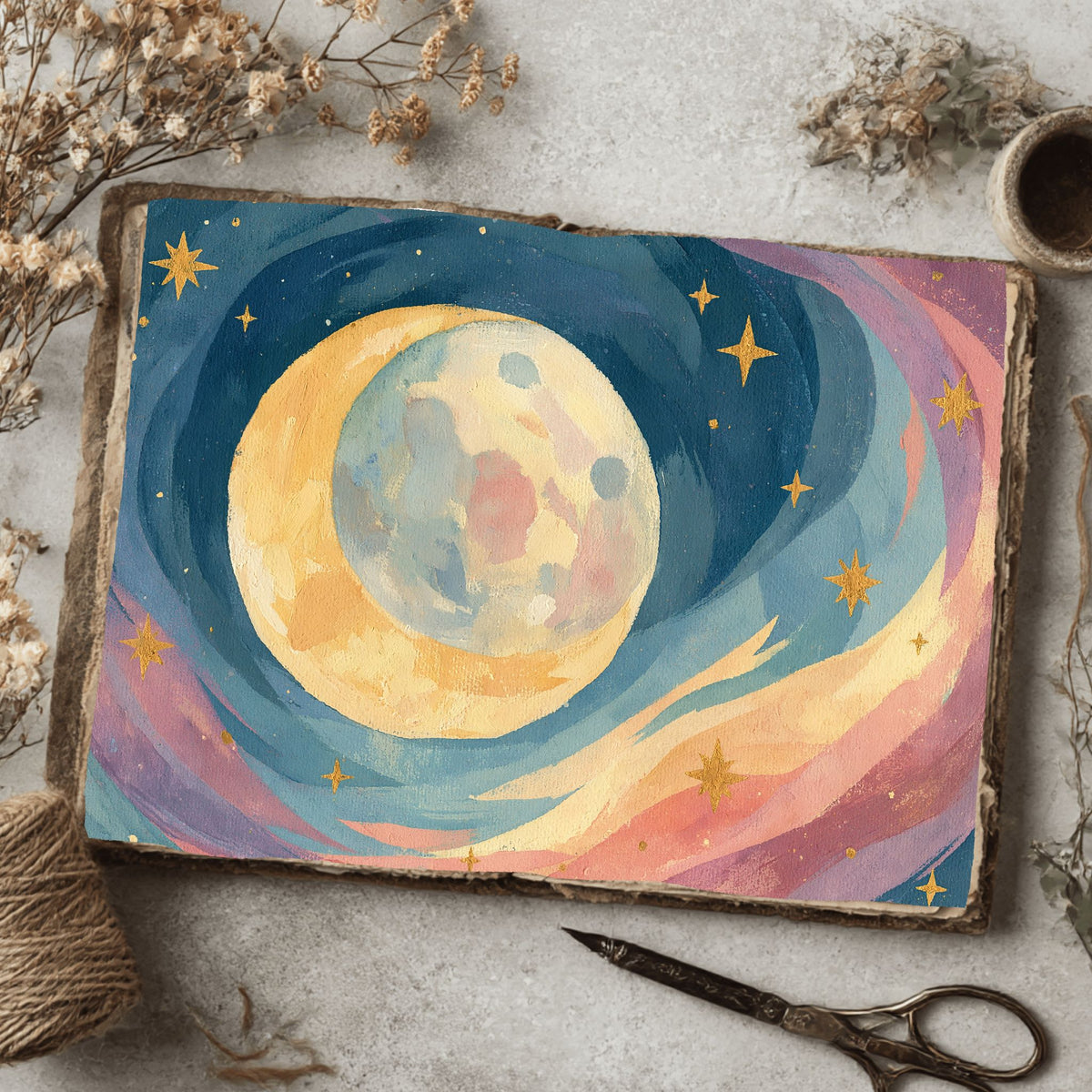 Celestial Moon Journal Paper
