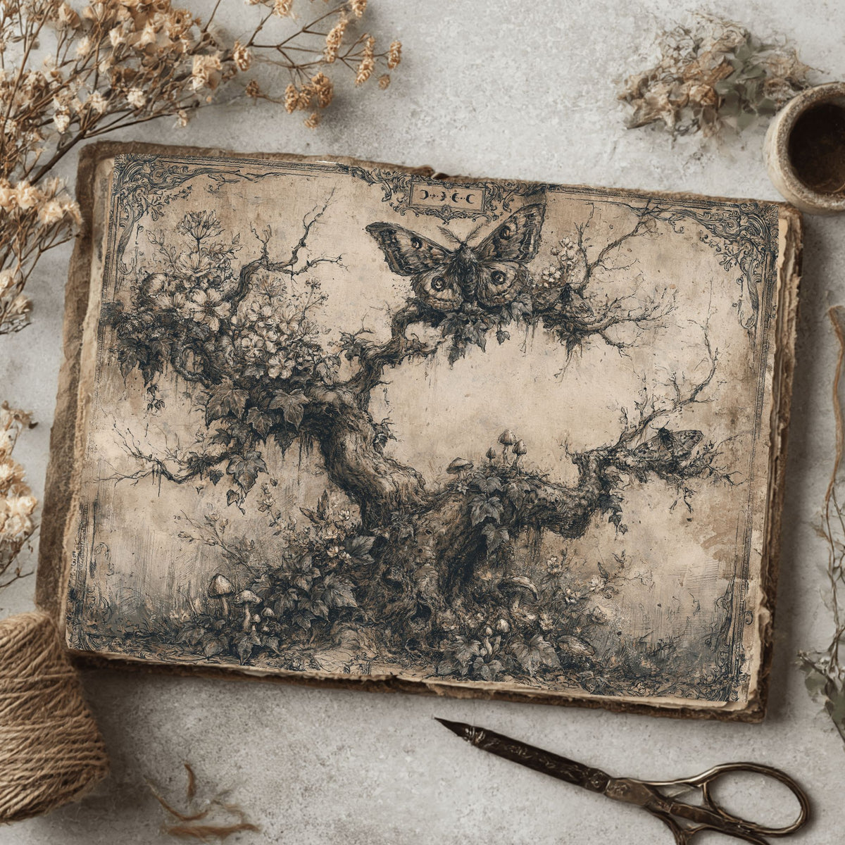 Magical Forest Parchment