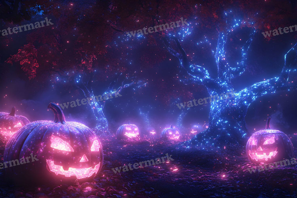 Pumpkin Grove Magic Backdrop Images