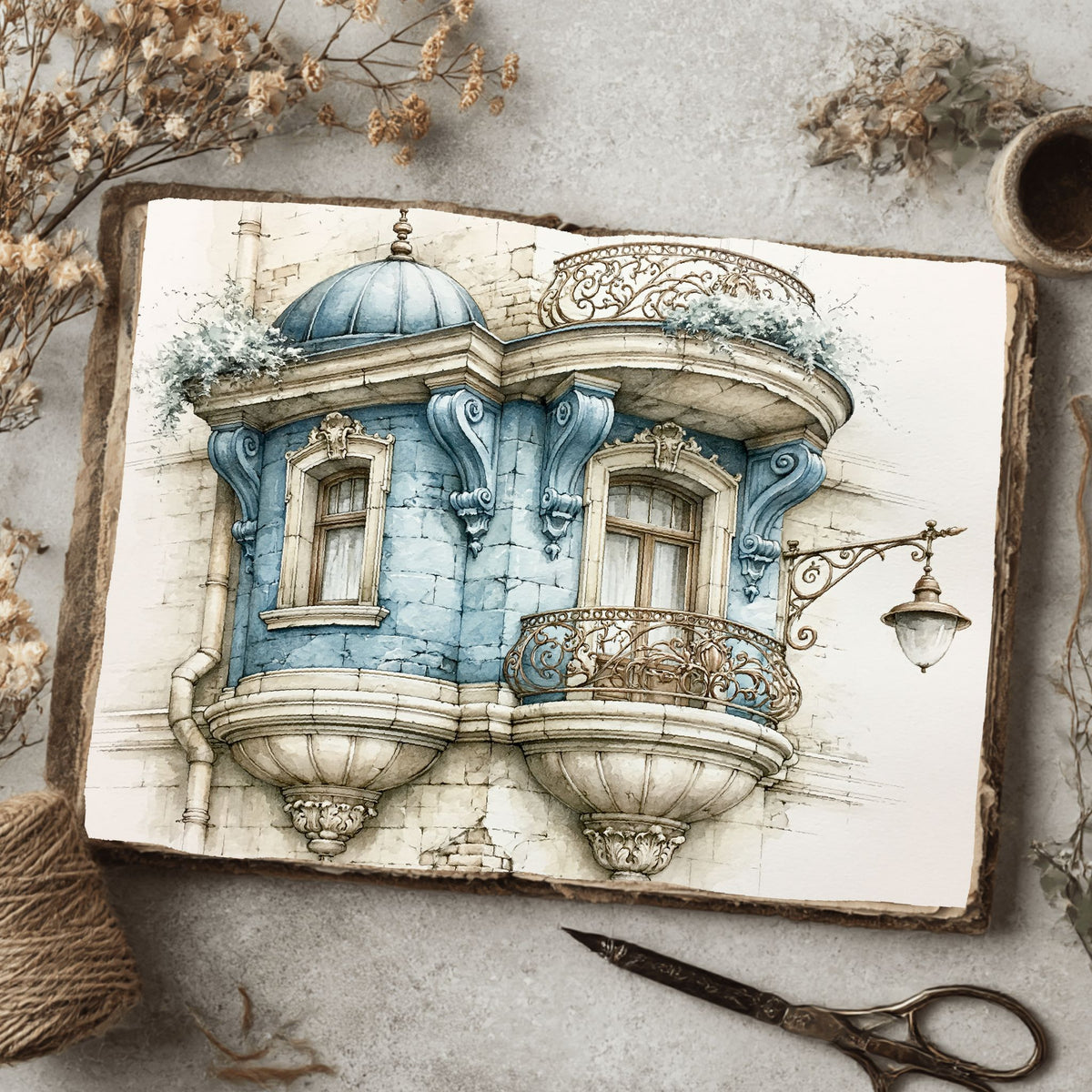 Saint Petersburg Window Watercolor