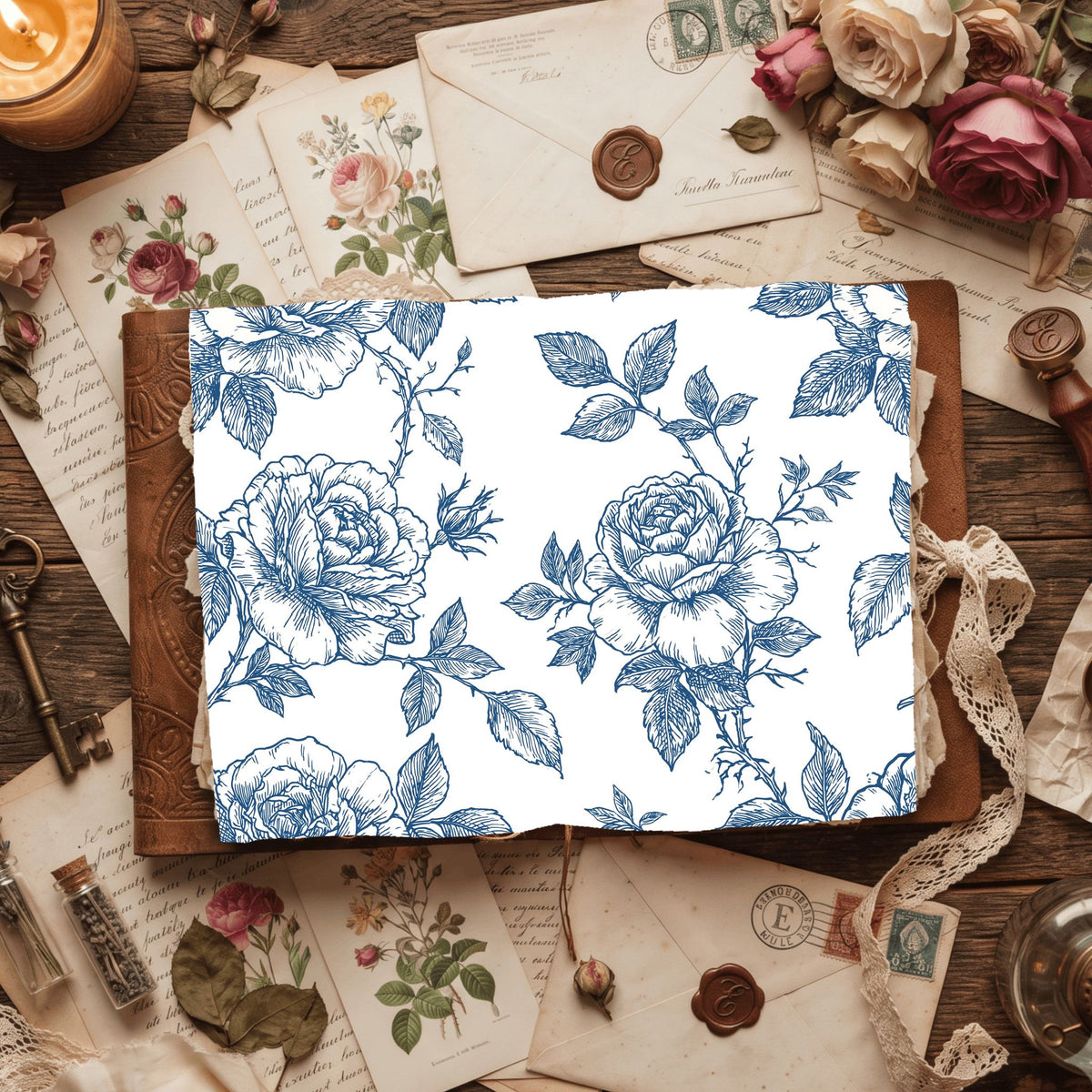 Seamless Botanical Floral Pattern