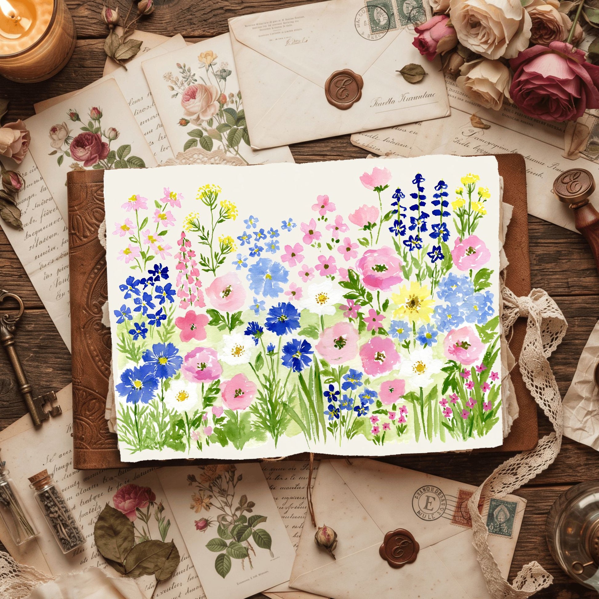 Soft Impressionist Landscape Painting