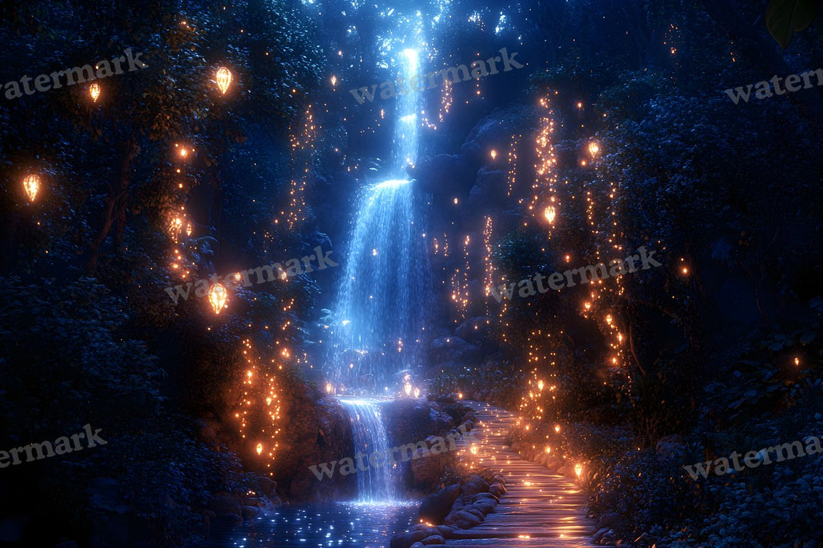 Sparkling Fairytale Forest Backdrop Images