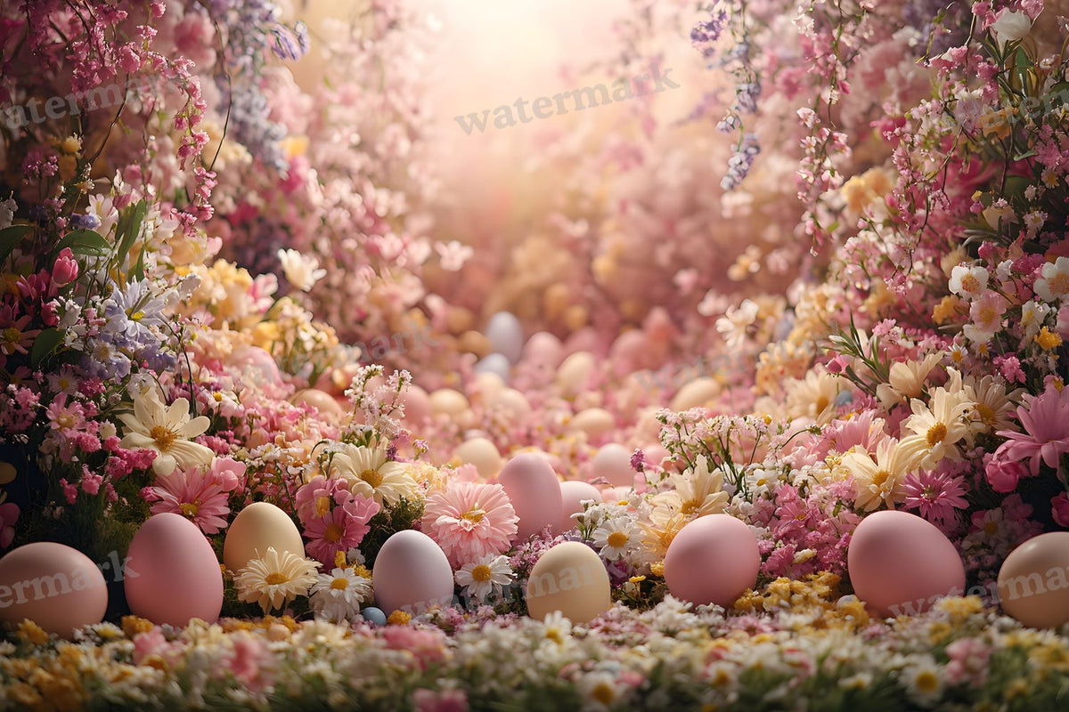 Spring Blossomeggscene Backdrop Images