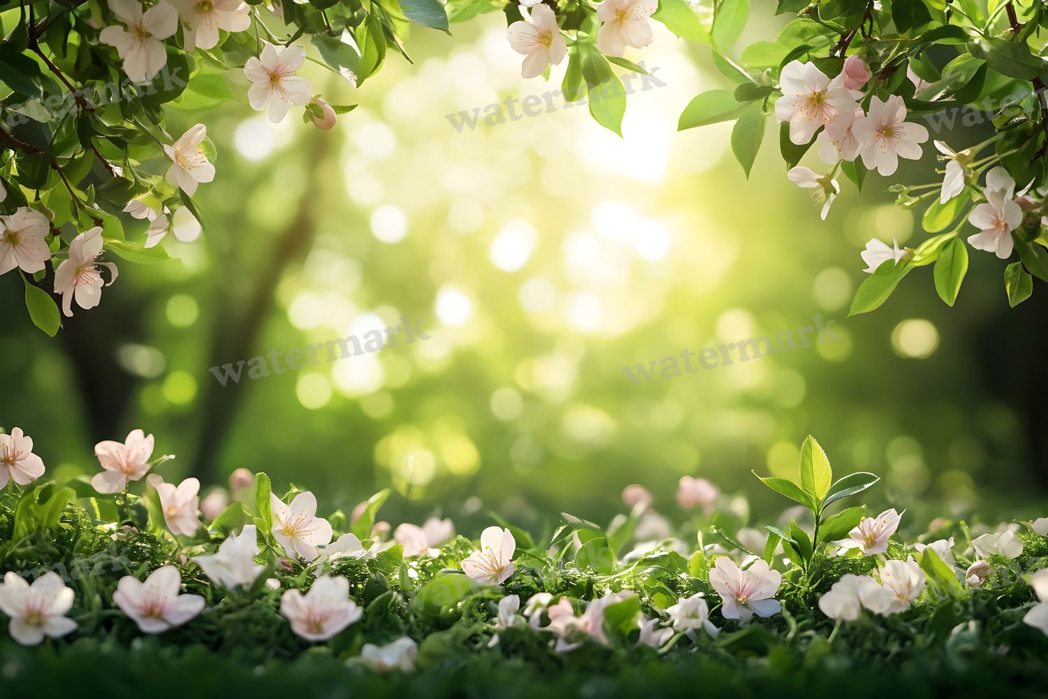 Spring Blossom Ground Backdrop Images