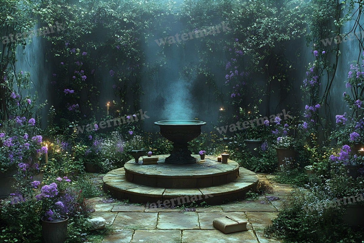 Wicked Witch Garden Backdrop Images